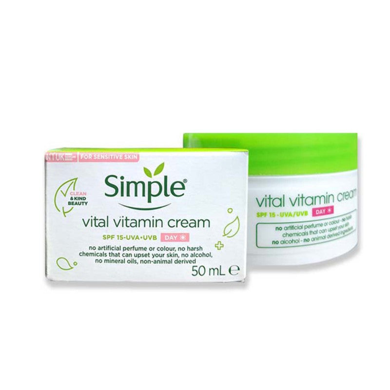 Simple Kind to Skin Vital Vitamin Day Cream 50ml.
