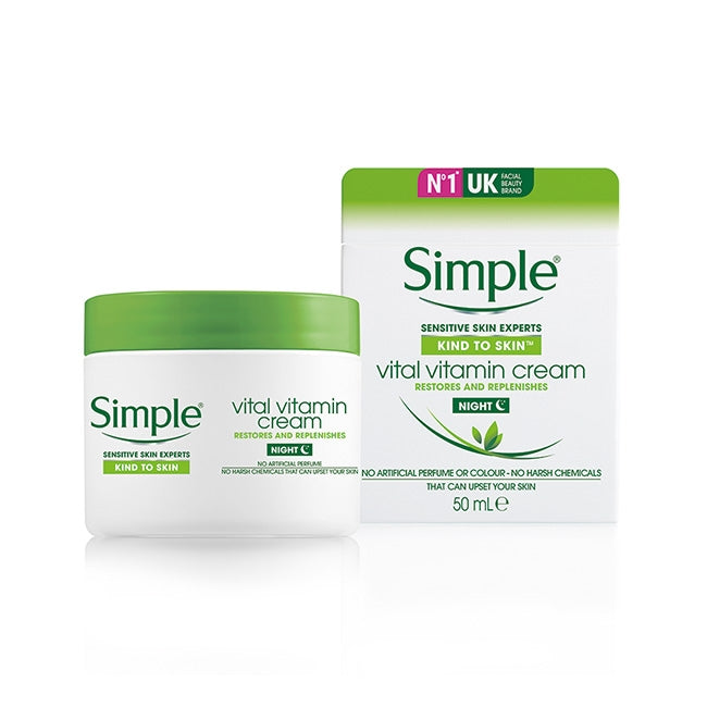 Simple Kind To Vital Vitamin night Cream 50ml.
