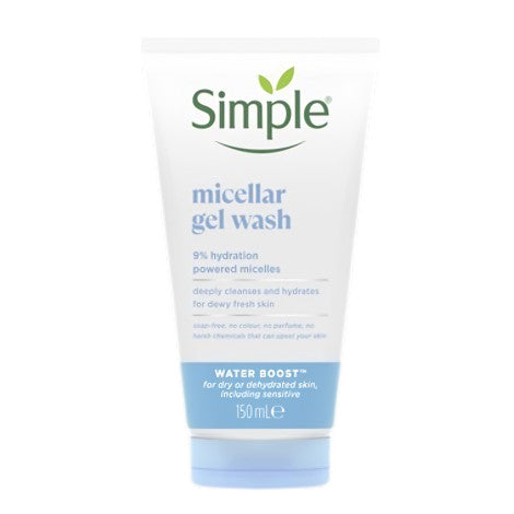 Simple Water Boost Miceller Facial Gel Wash 150ml