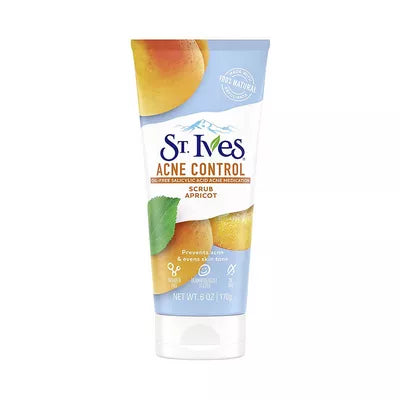 St. Ives Acne Control Apricot Face Scrub – Deep Clean & Blemish Prevention